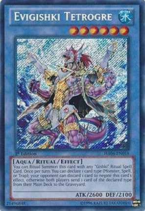 Evigishki Tetrogre (Secret Rare) [HA06-EN018] Unlimited