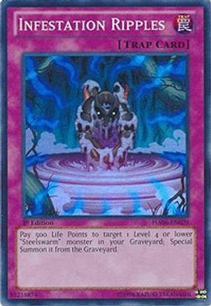 Infestation Ripples (Super Rare) [HA06-EN029] 1st Edition