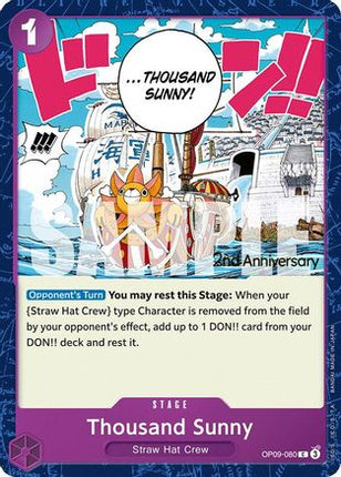 Thousand Sunny (OP09-080) - Emperors in the New World: 2nd Anniversary Tournament Cards