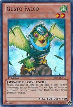 Gusto Falco (Super Rare) [HA06-EN043] Unlimited