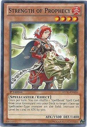 Strength of Prophecy (Common / Short Print) [REDU-EN018] 1st Edition