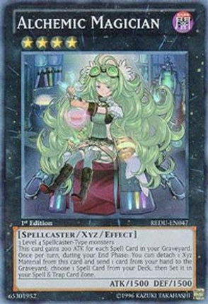 Alchemic Magician (Super Rare) [REDU-EN047] 1st Edition