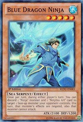Blue Dragon Ninja (Super Rare) [REDU-EN083] Unlimited
