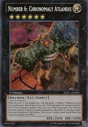 Number 6: Chronomaly Atlandis (Secret Rare) [REDU-EN092] 1st Edition