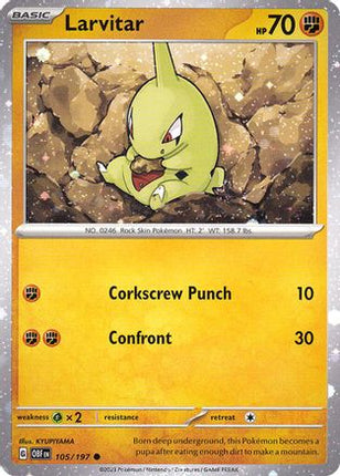 Larvitar - 105/197 (Cosmos Holo) [Miscellaneous Cards & Products] Holofoil