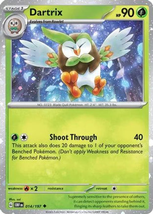 Dartrix - 014/197 (Cosmos Holo) [Miscellaneous Cards & Products] Holofoil