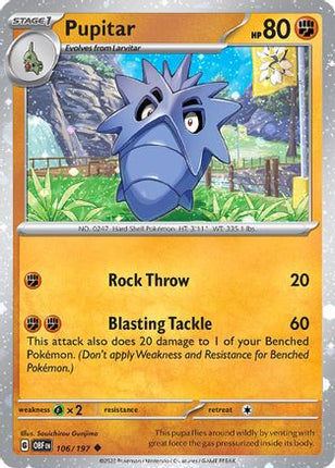 Pupitar - 106/197 (Cosmos Holo) [Miscellaneous Cards & Products] Holofoil