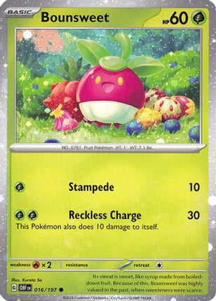 Bounsweet - 016/197 (Cosmos Holo) [Miscellaneous Cards & Products] Holofoil