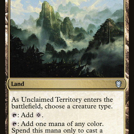 Unclaimed Territory [Crimson Vow Commander]