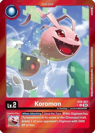 Koromon (Limited Foil) [EX8-001] [Chain of Liberation] Foil