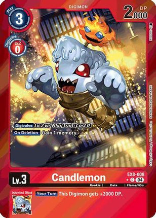 Candlemon (Limited Foil) [EX8-008] [Chain of Liberation] Foil