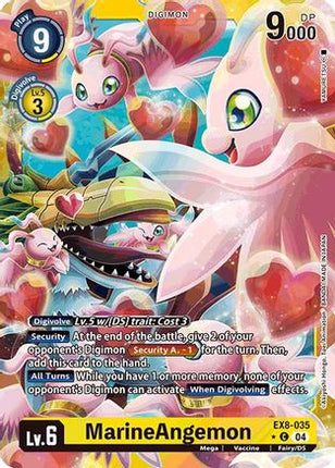 MarineAngemon (Limited Foil) [EX8-035] [Chain of Liberation] Foil