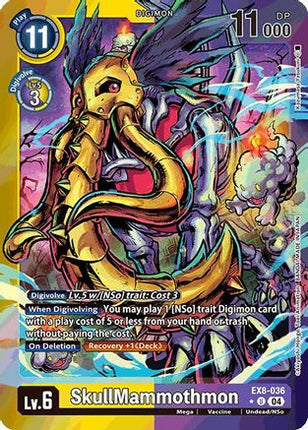 SkullMammothmon (Limited Foil) [EX8-036] [Chain of Liberation] Foil