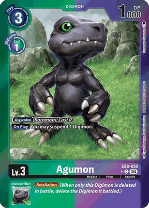 Agumon - EX8-038 (Limited Foil) [EX8-038] [Chain of Liberation] Foil