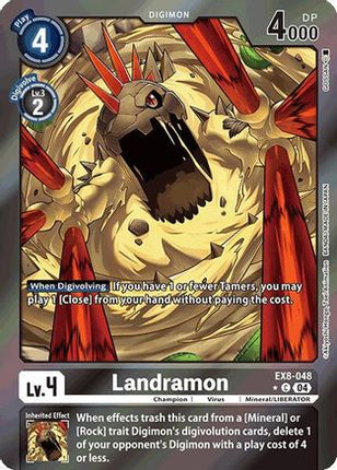 Landramon (Limited Foil) [EX8-048] [Chain of Liberation] Foil