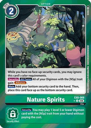 Nature Spirits (Limited Foil) [EX8-069] [Chain of Liberation] Foil