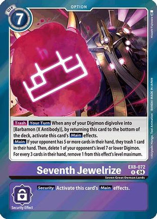 Seventh Jewelrize [EX8-072] [Chain of Liberation] Foil
