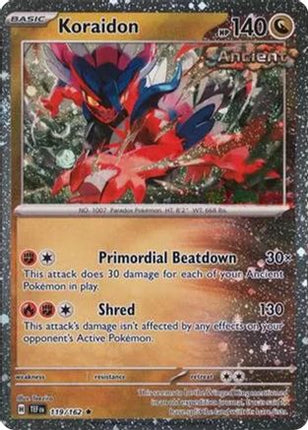 Koraidon - 119/162 (Cosmos Holo) [Miscellaneous Cards & Products] Holofoil