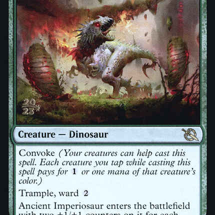 Ancient Imperiosaur [March of the Machine Promos] Prerelease Foil