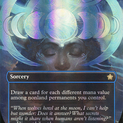 Lunar Insight (Borderless) [Foundations] Mana Foil
