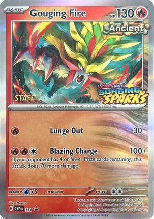 Gouging Fire - 151 (Staff) - 151/null [SV: Scarlet & Violet Promo Cards] Holofoil