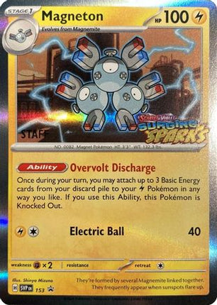 Magneton - 153 (Staff) - 153/null [SV: Scarlet & Violet Promo Cards] Holofoil