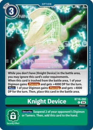 Knight Device [BT19-095] [Release Special Booster 2.5]