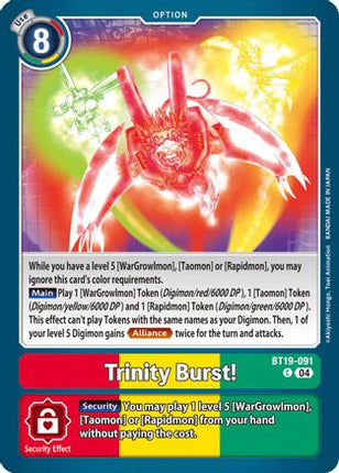 Trinity Burst! [BT19-091] [Release Special Booster 2.5]