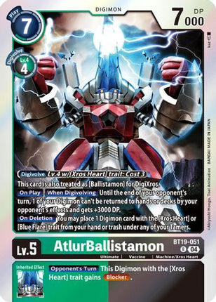 AtlurBallistamon [BT19-051] [Release Special Booster 2.5] Foil