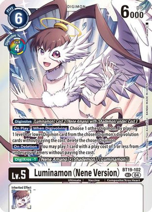 Luminamon (Nene Version) [BT19-102] [Release Special Booster 2.5] Foil