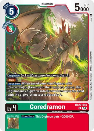 Coredramon - BT20-040 [BT20-040] [Release Special Booster 2.5]