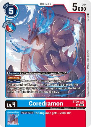 Coredramon - BT20-023 [BT20-023] [Release Special Booster 2.5]