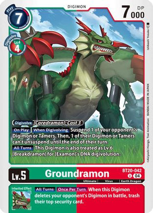 Groundramon [BT20-042] [Release Special Booster 2.5]