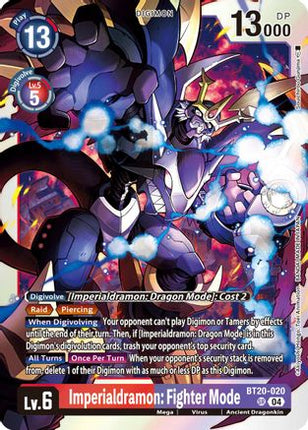 Imperialdramon: Fighter Mode [BT20-020] [Release Special Booster 2.5] Foil