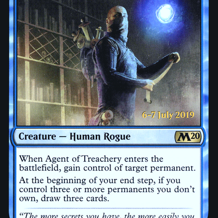Agent of Treachery [Core Set 2020 Promos] Prerelease Foil