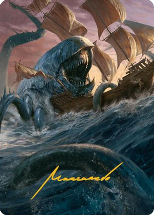 Hullbreaker Horror Art Card (Gold-Stamped Signature) [Art Series: Innistrad Remastered]