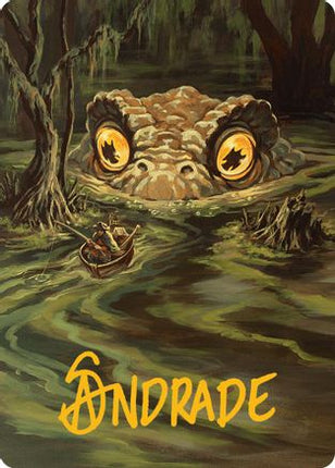 The Gitrog Monster Art Card (Gold-Stamped Signature) [Art Series: Innistrad Remastered]