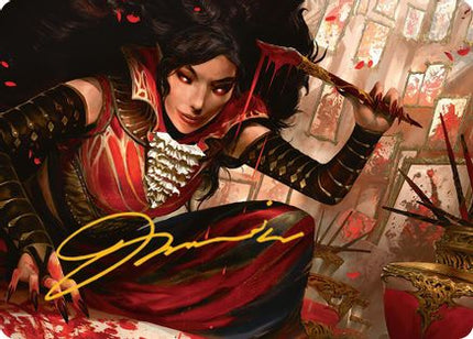 Blood Artist Art Card (Gold-Stamped Signature) [Art Series: Innistrad Remastered]
