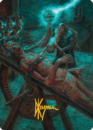 Rooftop Storm Art Card (Gold-Stamped Signature) [Art Series: Innistrad Remastered]