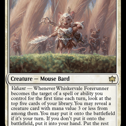 Whiskervale Forerunner [Bloomburrow] Foil