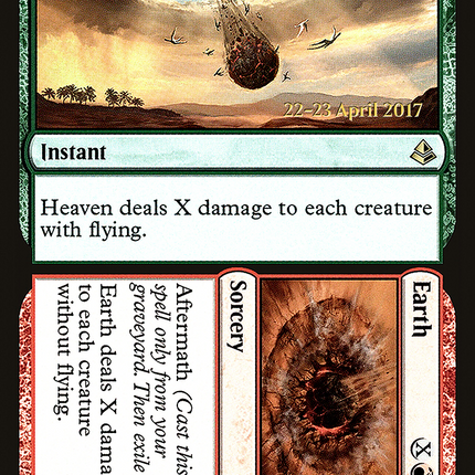 Heaven // Earth [Amonkhet Promos] Prerelease Foil
