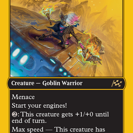 Burnout Bashtronaut (First-Place Foil) [Aetherdrift] Foil