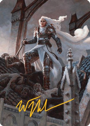 Thalia, Heretic Cathar Art Card (Gold-Stamped Signature) [Innistrad Remastered]