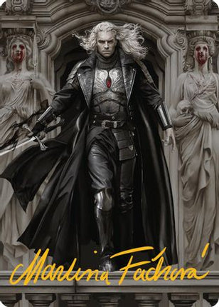 Sorin, Imperious Bloodlord Art Card (Gold-Stamped Signature) [Art Series: Innistrad Remastered]