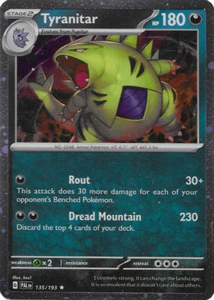 Tyranitar - 135/193 (Cosmo Foil) [Miscellaneous Cards & Products] Holofoil
