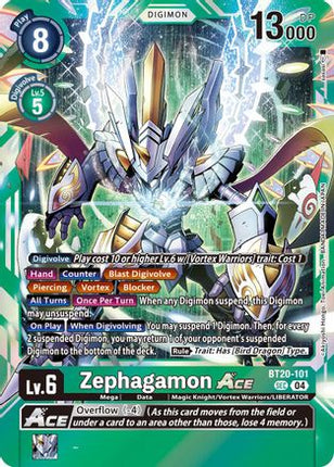 Zephagamon ACE [BT20-101] [Release Special Booster 2.5] Foil