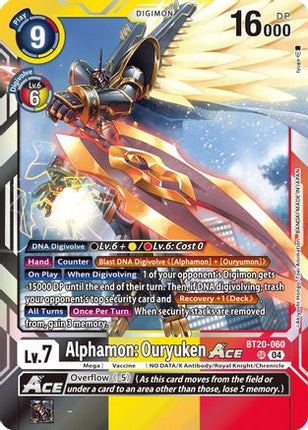 Alphamon: Ouryuken ACE [BT20-060] [Release Special Booster 2.5] Foil