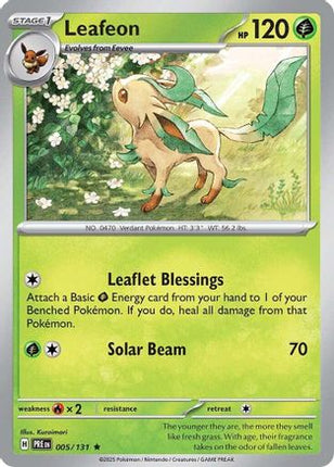 Leafeon - 5/null [SV: Prismatic Evolutions] Reverse Holofoil
