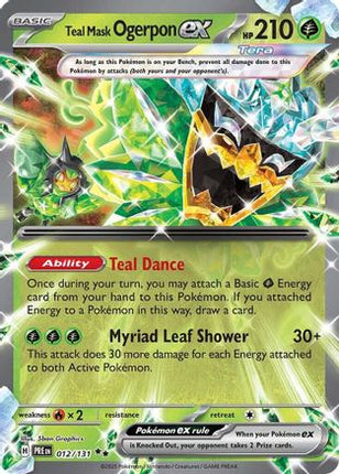 Teal Mask Ogerpon ex - 012/131 [SV: Prismatic Evolutions] Holofoil
