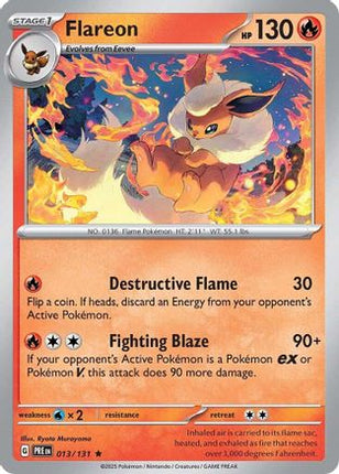 Flareon - 13/null [SV: Prismatic Evolutions] Holofoil